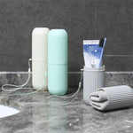 Portable Travel Toothbrush and Toothpaste Storage
