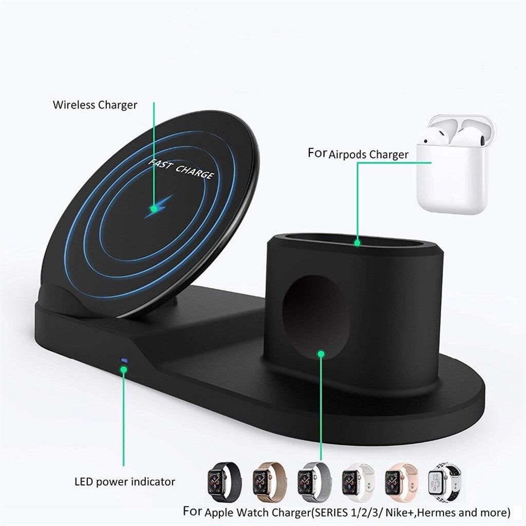 Lets Gadgit - Black Wireless Charger