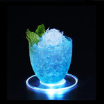 Acrylic LED Light Coaster Cocktail Flash Base
